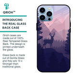 Deer In Night Glass Case For iPhone 13 Pro Max