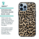 Leopard Seamless Glass Case For iPhone 13 Pro Max