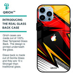 Race Jersey Pattern Glass Case For iPhone 13 Pro Max