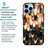 Bronze Abstract Glass Case for iPhone 13 Pro Max