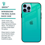 Cuba Blue Glass Case For iPhone 13 Pro Max