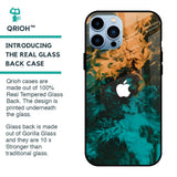 Watercolor Wave Glass Case for iPhone 13 Pro Max
