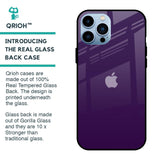 Dark Purple Glass Case for iPhone 13 Pro Max