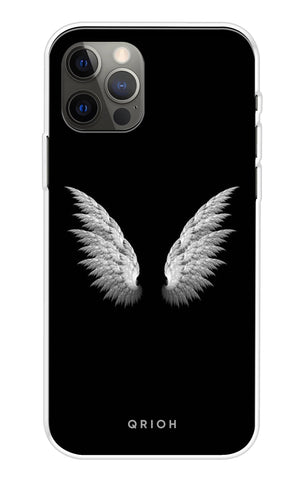 White Angel Wings iPhone 13 Pro Max Back Cover