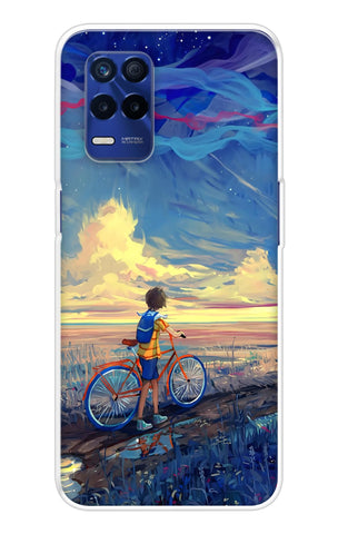 Riding Bicycle to Dreamland Realme 8s 5G Back Cover
