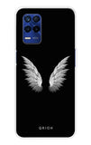 White Angel Wings Realme 8s 5G Back Cover