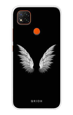 White Angel Wings Redmi 9 Active Back Cover