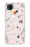 Unicorn Doodle Redmi 9 Active Back Cover