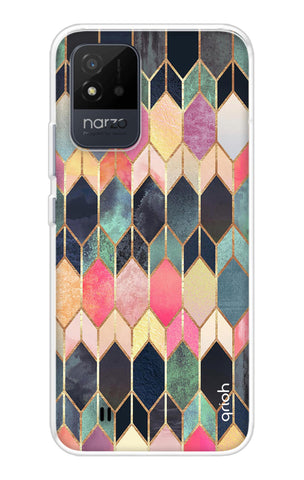 Shimmery Pattern Realme Narzo 50i Back Cover