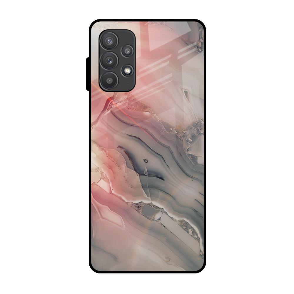 Pink And Grey Marble Samsung Galaxy A52s 5G Glass Back Cover Online