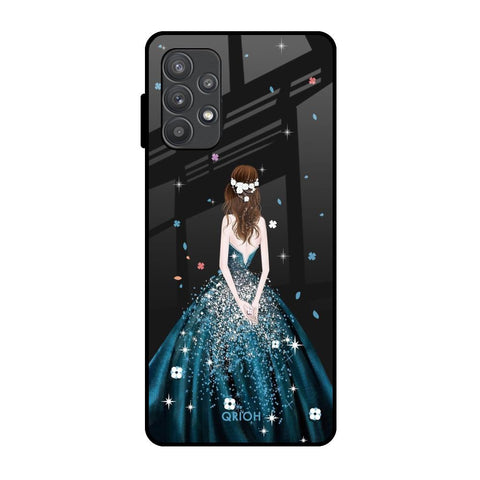 Queen Of Fashion Samsung Galaxy A52s 5G Glass Back Cover Online