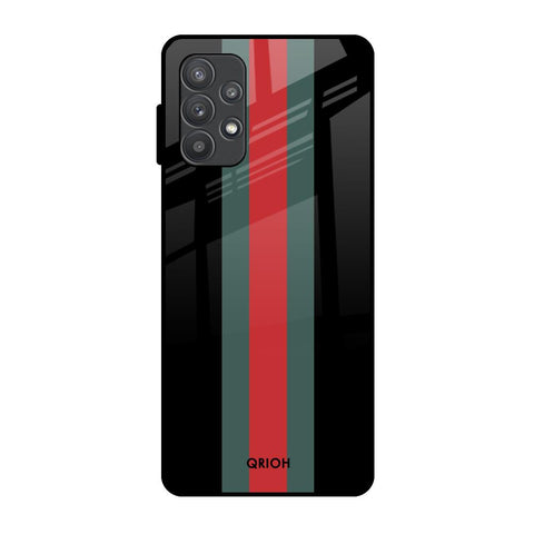Vertical Stripes Samsung Galaxy A52s 5G Glass Back Cover Online