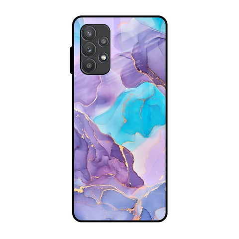 Alcohol ink Marble Samsung Galaxy A52s 5G Glass Back Cover Online