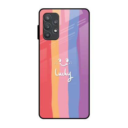 Lucky Abstract Samsung Galaxy A52s 5G Glass Back Cover Online