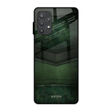 Green Leather Samsung Galaxy A52s 5G Glass Back Cover Online