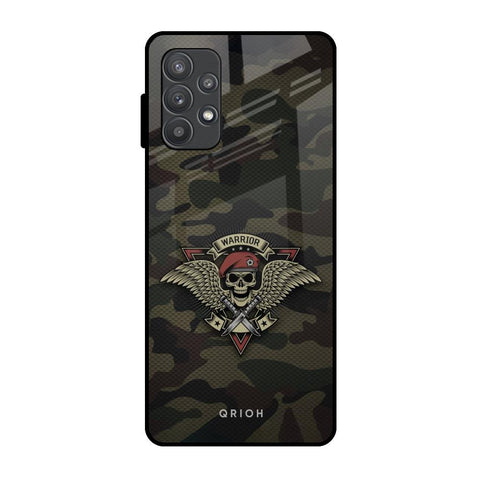Army Warrior Samsung Galaxy A52s 5G Glass Back Cover Online