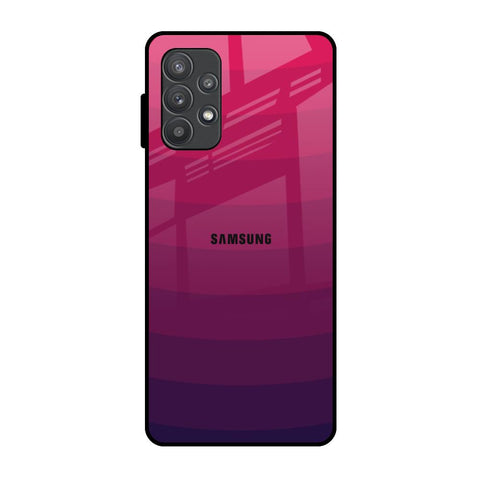 Wavy Pink Pattern Samsung Galaxy A52s 5G Glass Back Cover Online