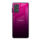 Purple Ombre Pattern Samsung Galaxy A52s 5G Glass Back Cover Online