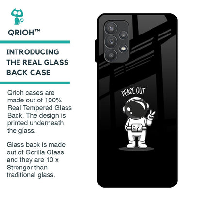 Peace Out Astro Glass Case for Samsung Galaxy A52s 5G