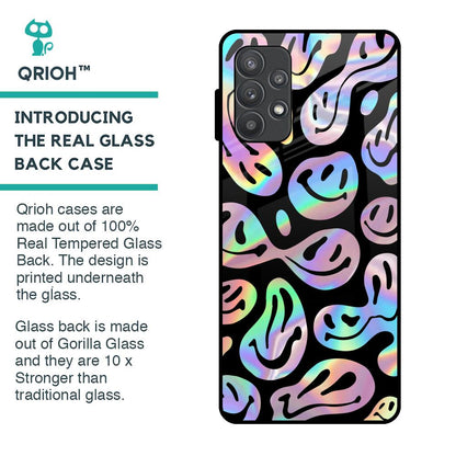 Acid Smile Glass Case for Samsung Galaxy A52s 5G