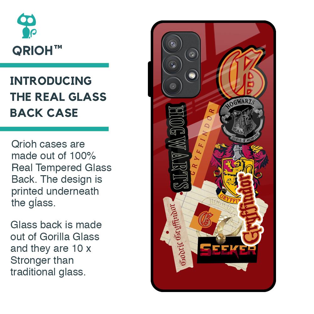 Gryffindor Glass Case for Samsung Galaxy A52s 5G