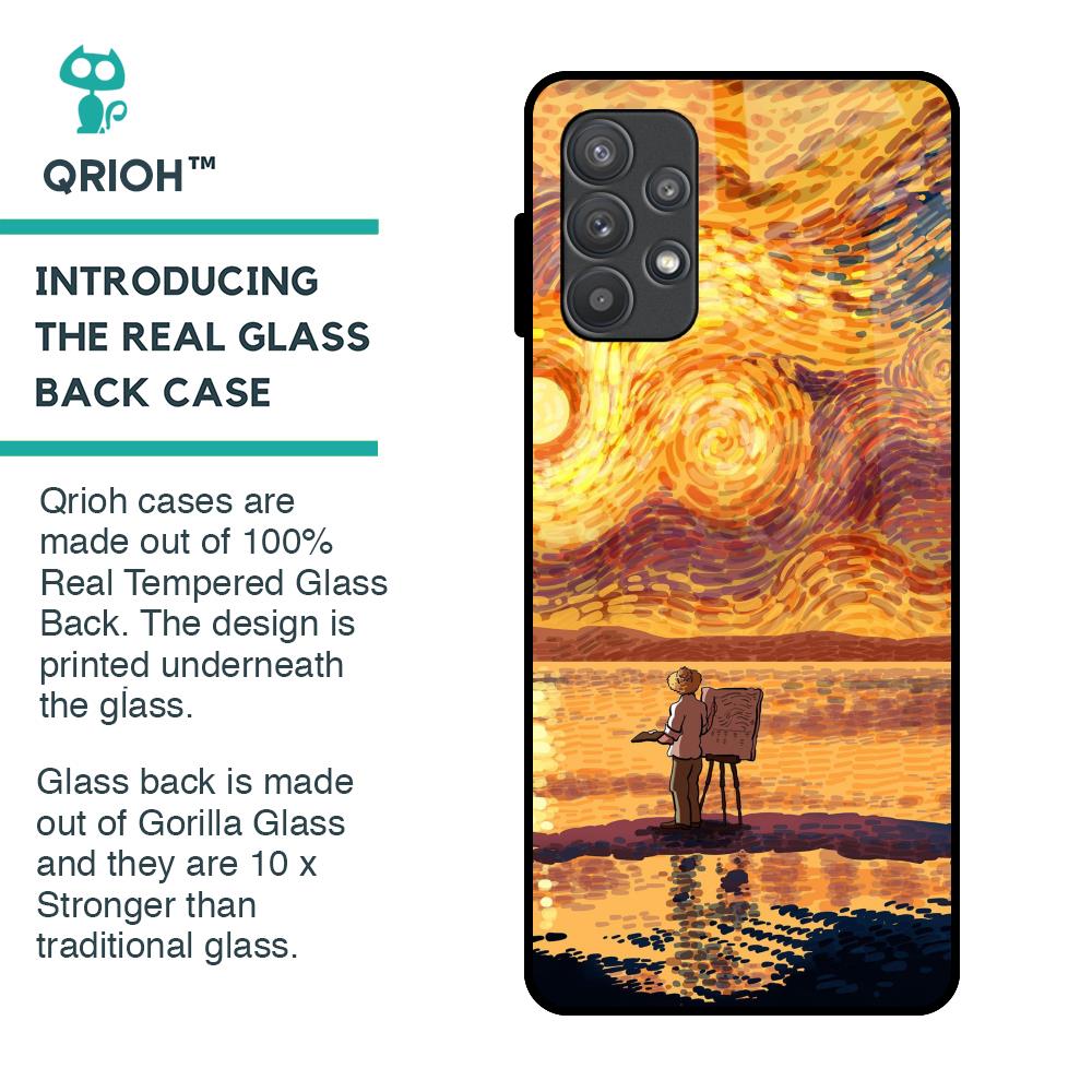 Sunset Vincent Glass Case for Samsung Galaxy A52s 5G