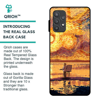 Sunset Vincent Glass Case for Samsung Galaxy A52s 5G