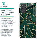 Abstract Green Glass Case For Samsung Galaxy A52s 5G