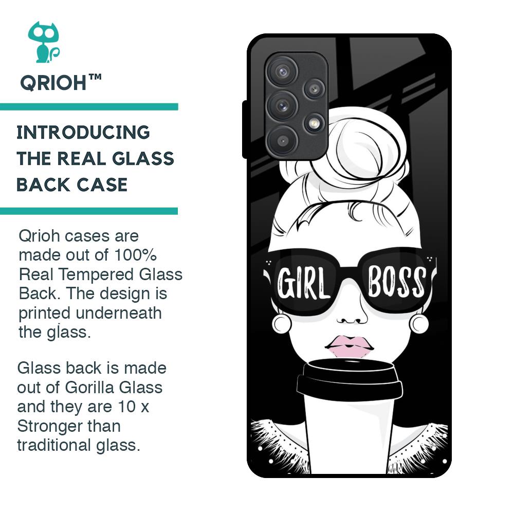Girl Boss Glass Case For Samsung Galaxy A52s 5G
