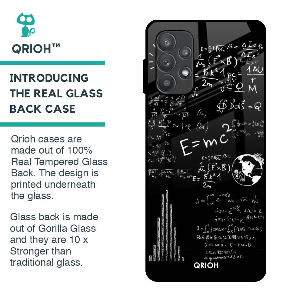 Funny Math Glass Case for Samsung Galaxy A52s 5G
