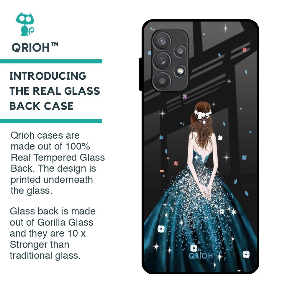 Queen Of Fashion Glass Case for Samsung Galaxy A52s 5G