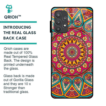 Elegant Mandala Glass Case for Samsung Galaxy A52s 5G