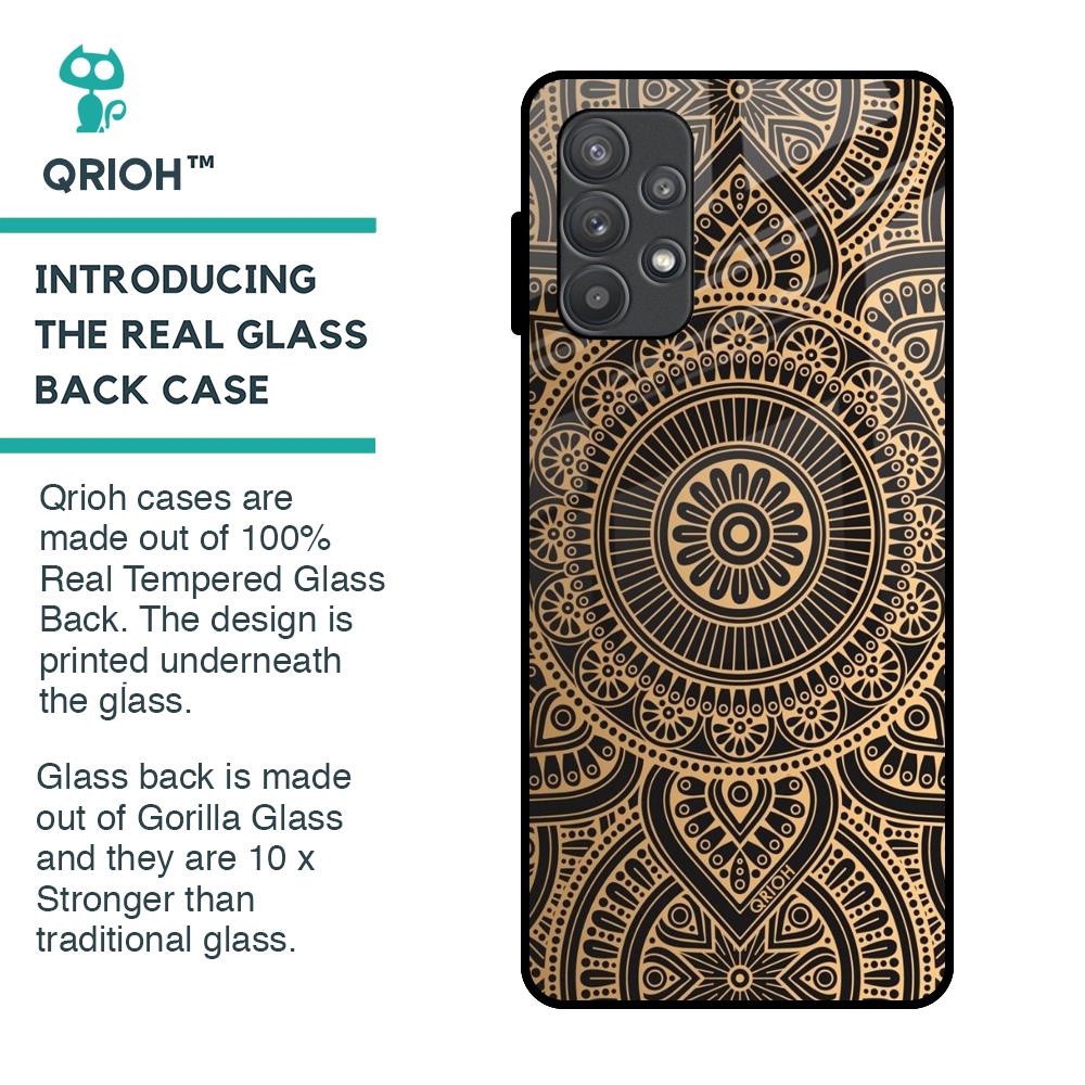 Luxury Mandala Glass Case for Samsung Galaxy A52s 5G