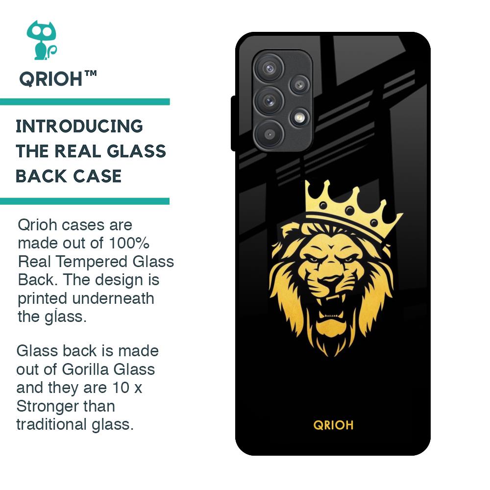 Lion The King Glass Case for Samsung Galaxy A52s 5G