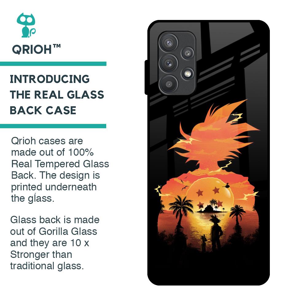 Japanese Paradise Glass Case for Samsung Galaxy A52s 5G