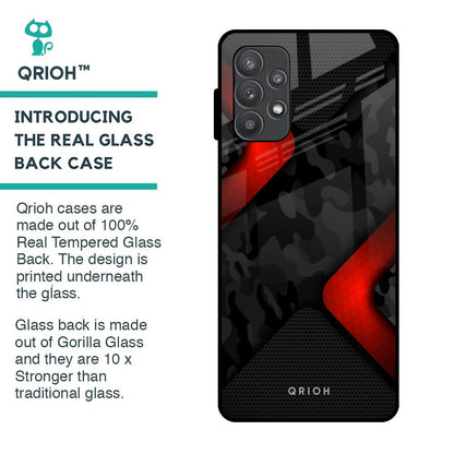 Modern Camo Abstract Glass Case for Samsung Galaxy A52s 5G