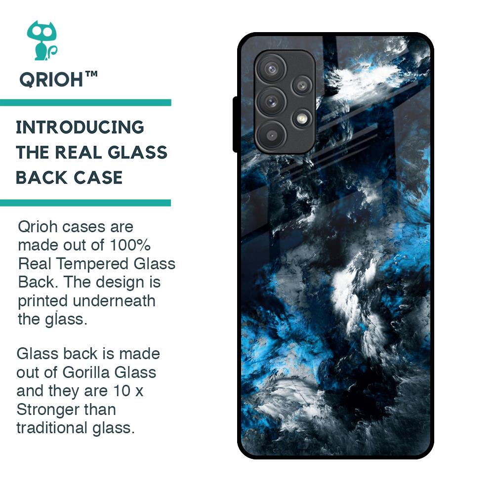 Cloudy Dust Glass Case for Samsung Galaxy A52s 5G
