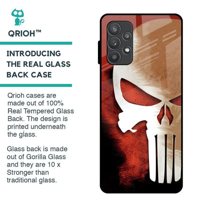 Red Skull Glass Case for Samsung Galaxy A52s 5G