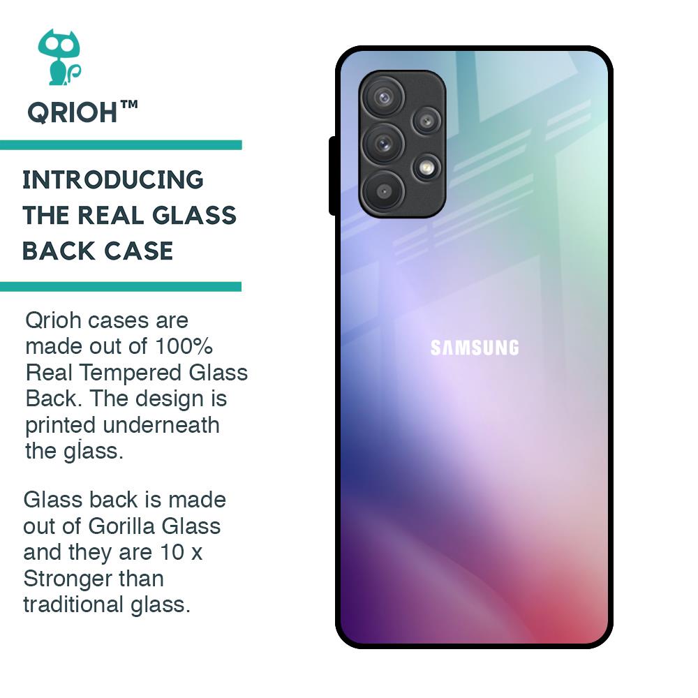 Abstract Holographic Glass Case for Samsung Galaxy A52s 5G