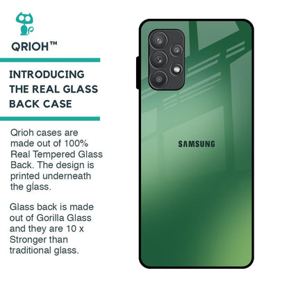 Green Grunge Texture Glass Case for Samsung Galaxy A52s 5G