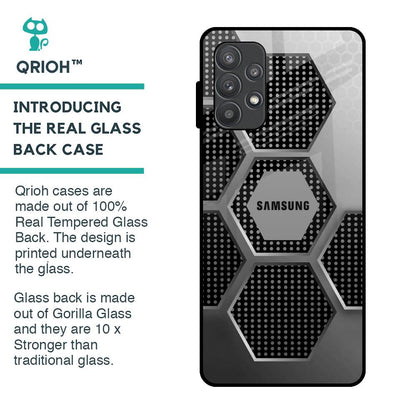 Hexagon Style Glass Case For Samsung Galaxy A52s 5G