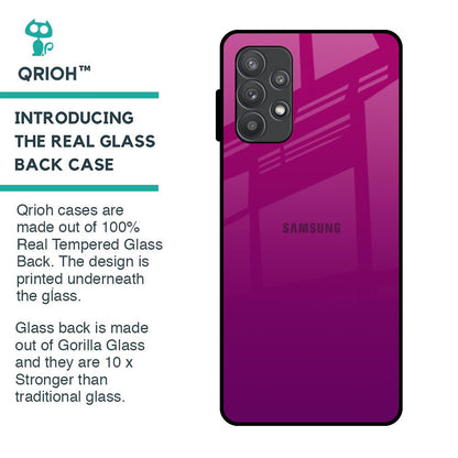 Magenta Gradient Glass Case For Samsung Galaxy A52s 5G