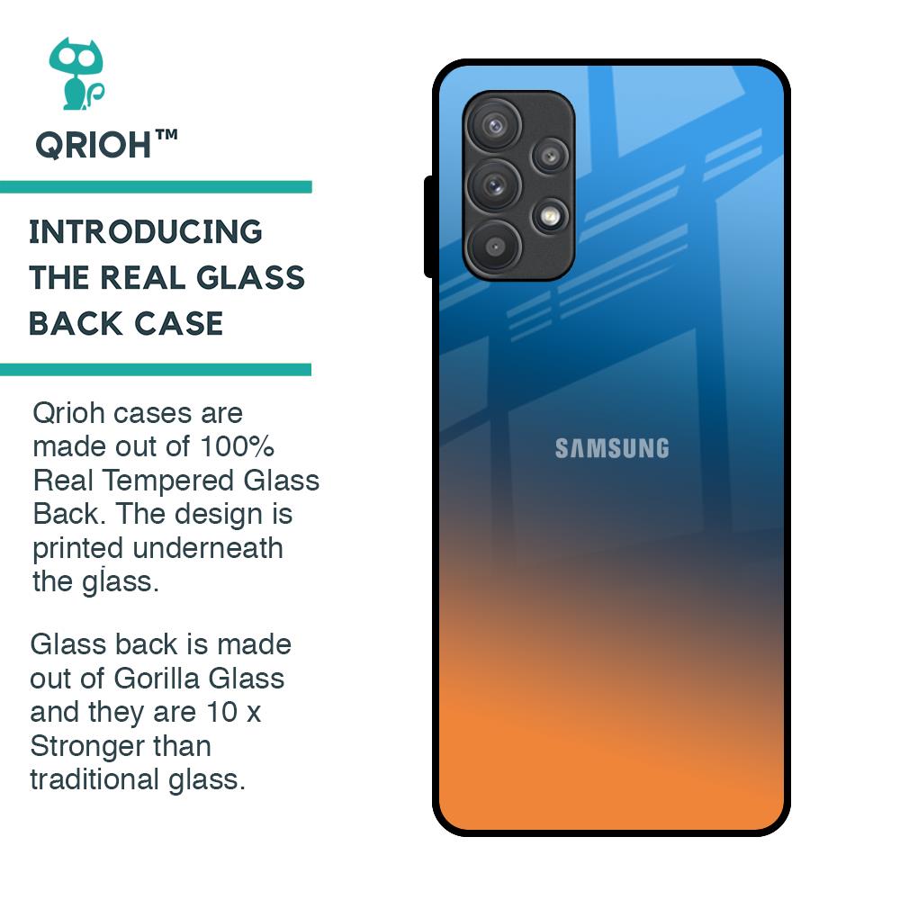 Sunset Of Ocean Glass Case for Samsung Galaxy A52s 5G