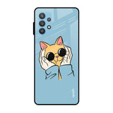 Adorable Cute Kitty Samsung Galaxy A52s Glass Cases & Covers Online