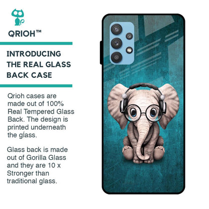 Adorable Baby Elephant Glass Case For Samsung Galaxy A52s