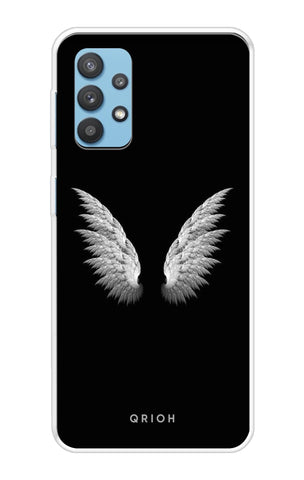 White Angel Wings Samsung Galaxy A52s 5G Back Cover