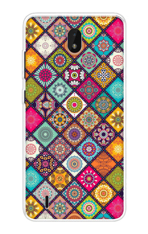 Multicolor Mandala Nokia C01 Plus Back Cover