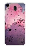 Space Doodles Art Nokia C01 Plus Back Cover