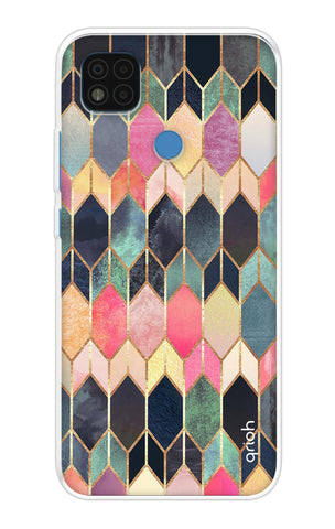 Shimmery Pattern Poco C31 Back Cover