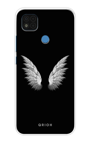 White Angel Wings Poco C31 Back Cover